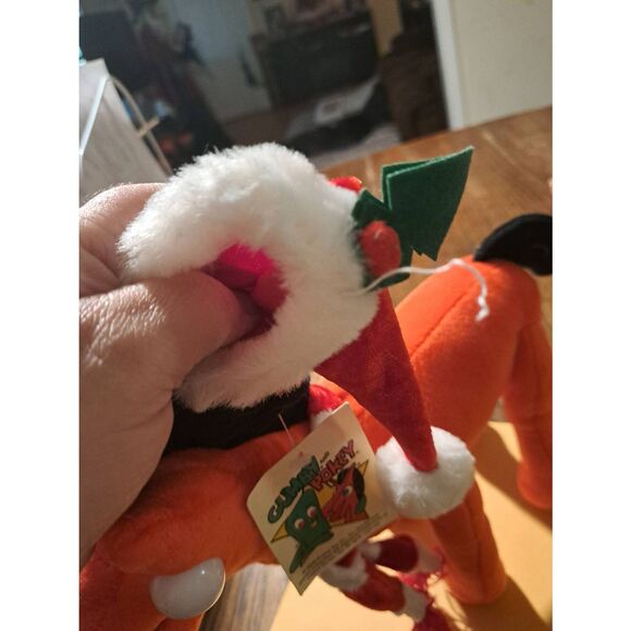 Vintage 2000 Prema Toy Co. Pokey Plush Christmas Holiday 12" Gumby's Horse - Picture 4 of 4